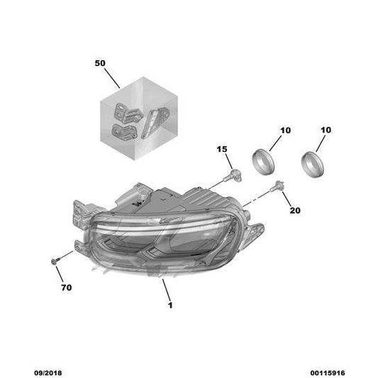 Petrol Bulb - Citroen C5 Air Cross 2018-2021 | 1610426580