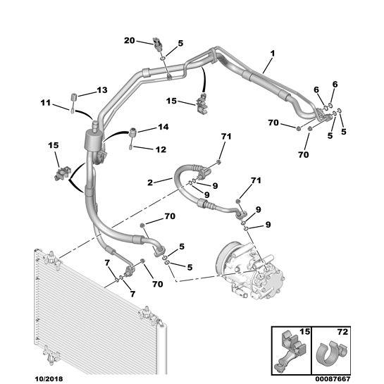 Valve Plugs Set - Citroen Berlingo 2015-2018 Petrol | 1615058880