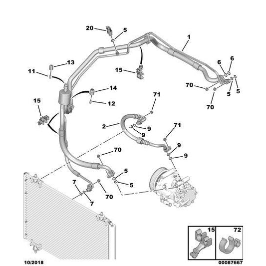 Valve Plugs Set - Citroen Berlingo 2015-2018 Petrol | 1615058880