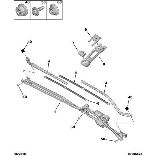 Flat 28" Wiper Blade - Citroen C4 2008-2010 Petrol | 1642333080