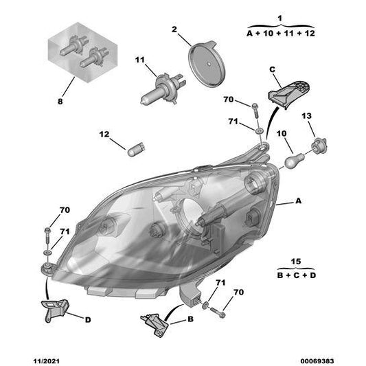 Petrol Bulb - Citroen Nemo 2008-2015 | 1616430980