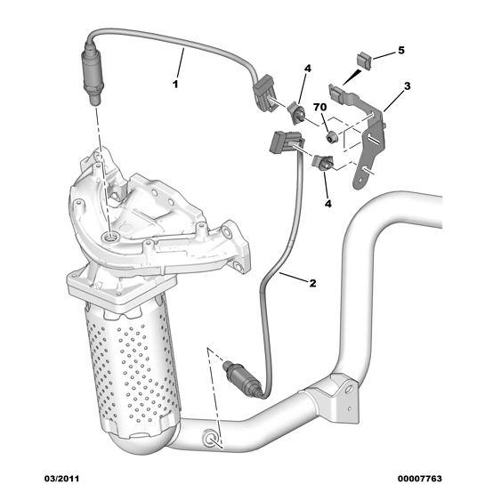 Pollution Control Oxygen Probe - Citroen Berlingo 2008-2012 Petrol | 1618R0