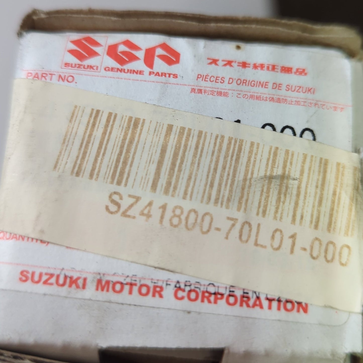 Genuine Rear Shock Absorber - Suzuki Swift / Splash | 41800-70L01-000