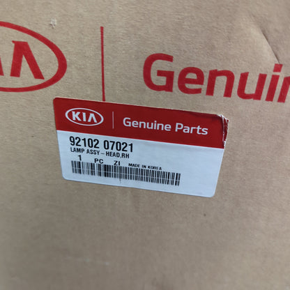 Genuine Kia Lamp Assy-Head,Rh | 9210207021