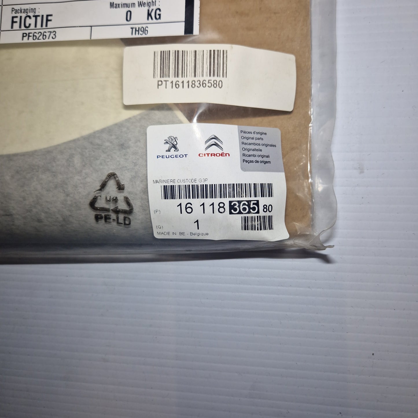 Genuine Adhesive Strip / Moulding - Peugeot | 1611836580