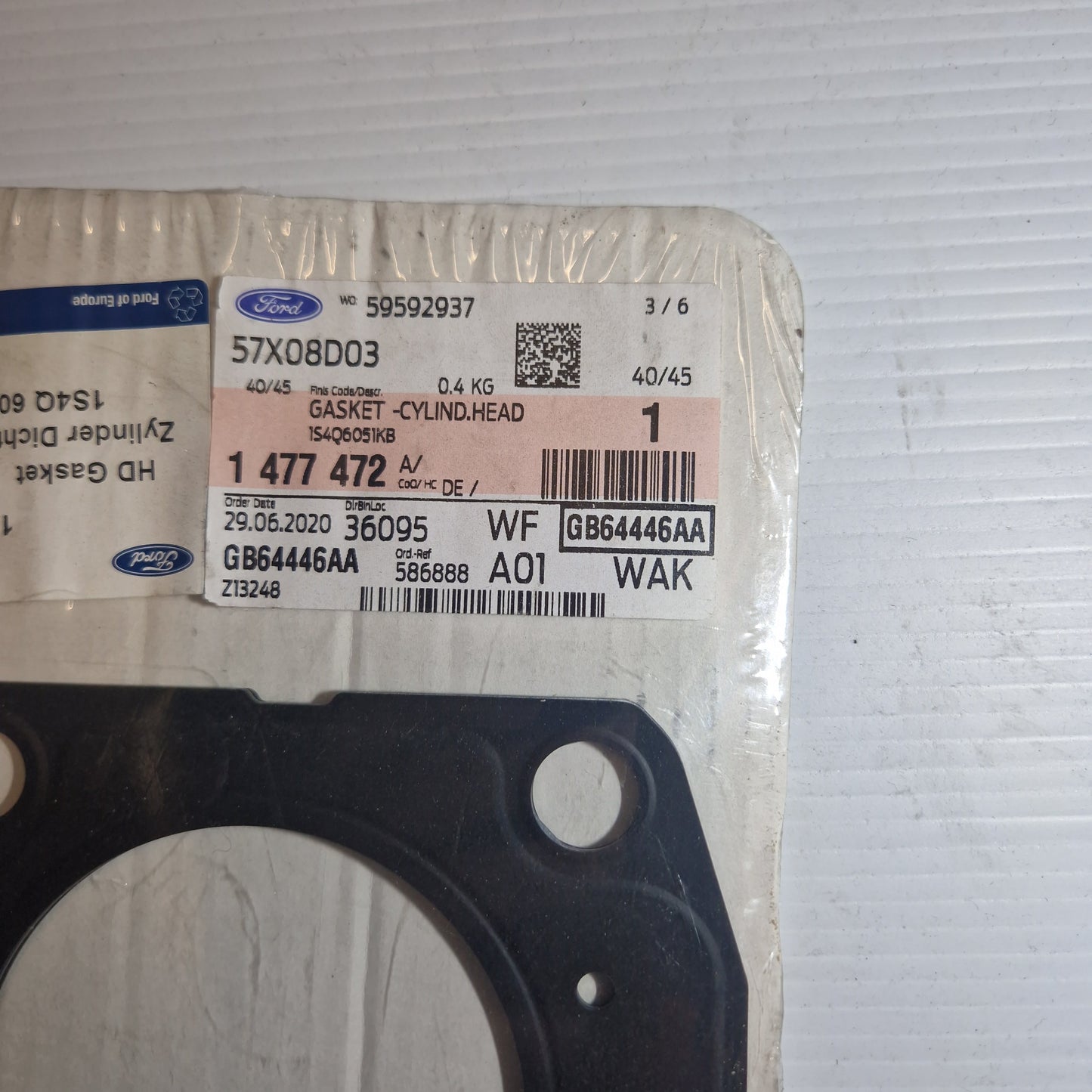 Genuine Cylinder Head Gasket - Ford Focus | 1477472