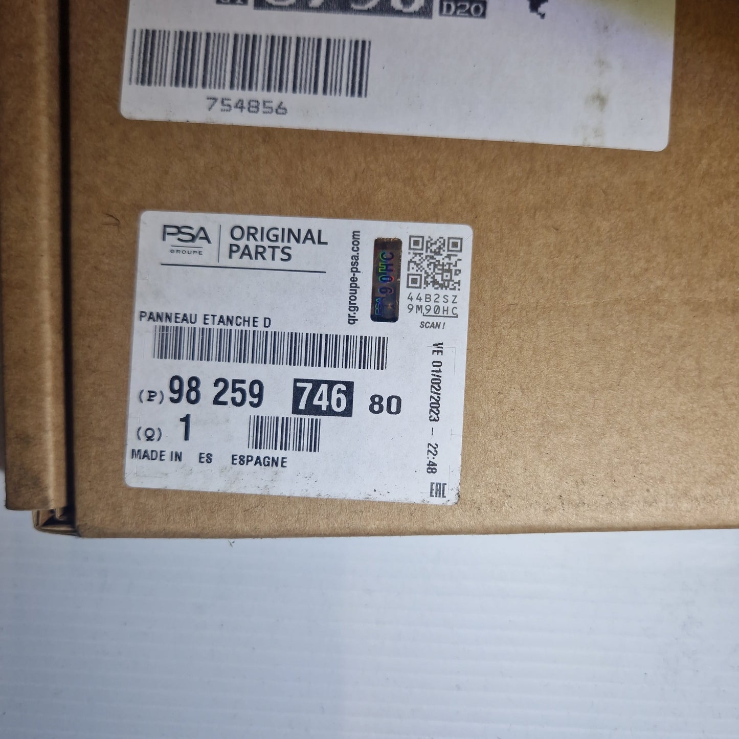 Genuine Peugeot Sealing Panel | 9825974680