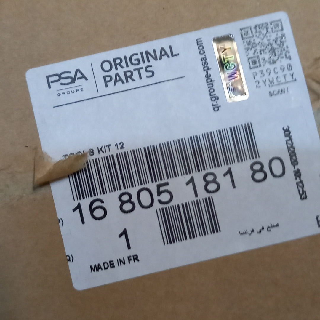 Genuine Spare Wheel Tools and Box - Peugeot / Citroen | 1680518180