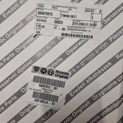 Genuine Fiat Timing Belt | 504076915