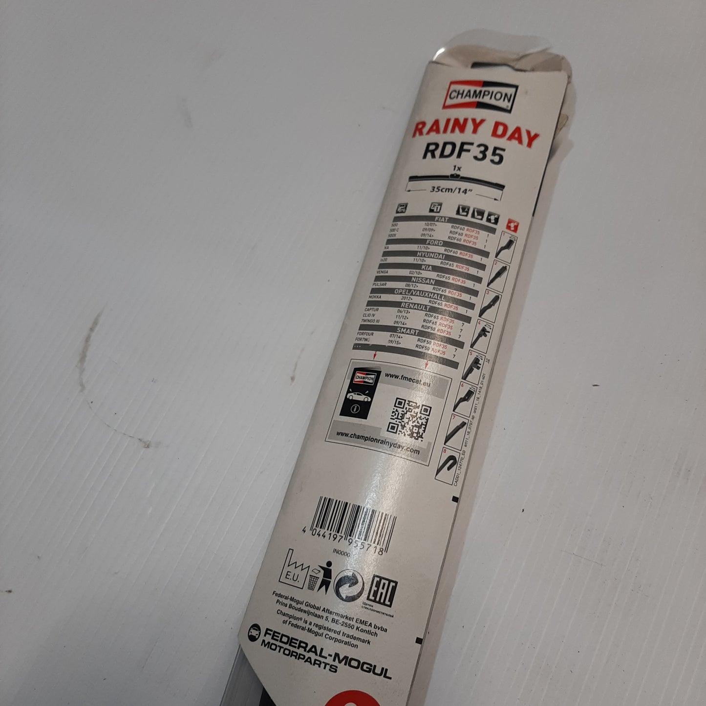 Champion - Rainy Day RDF35 14" Nearside Wiper Blade - Various Makes | 59137890