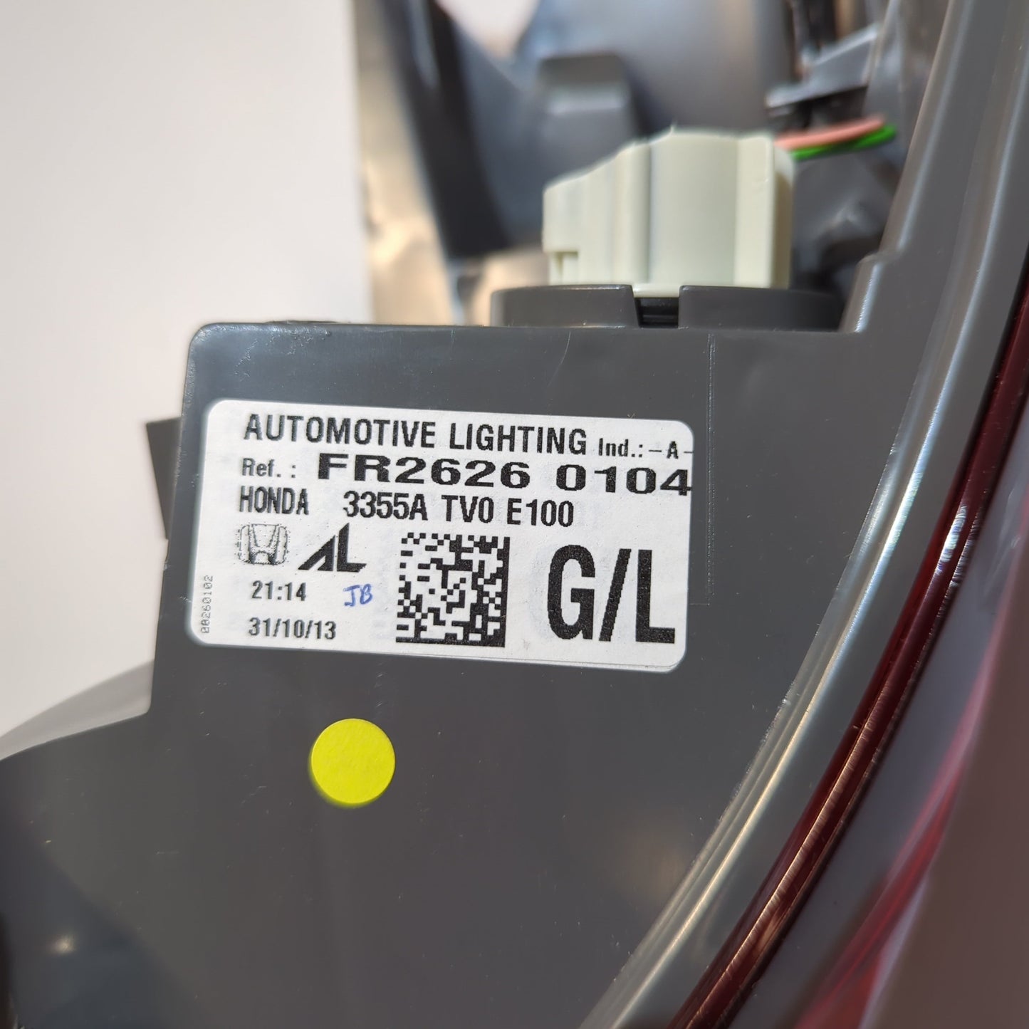 Genuine Left Tail Light - Honda Civic 2013-2016 | 33550TV0E11