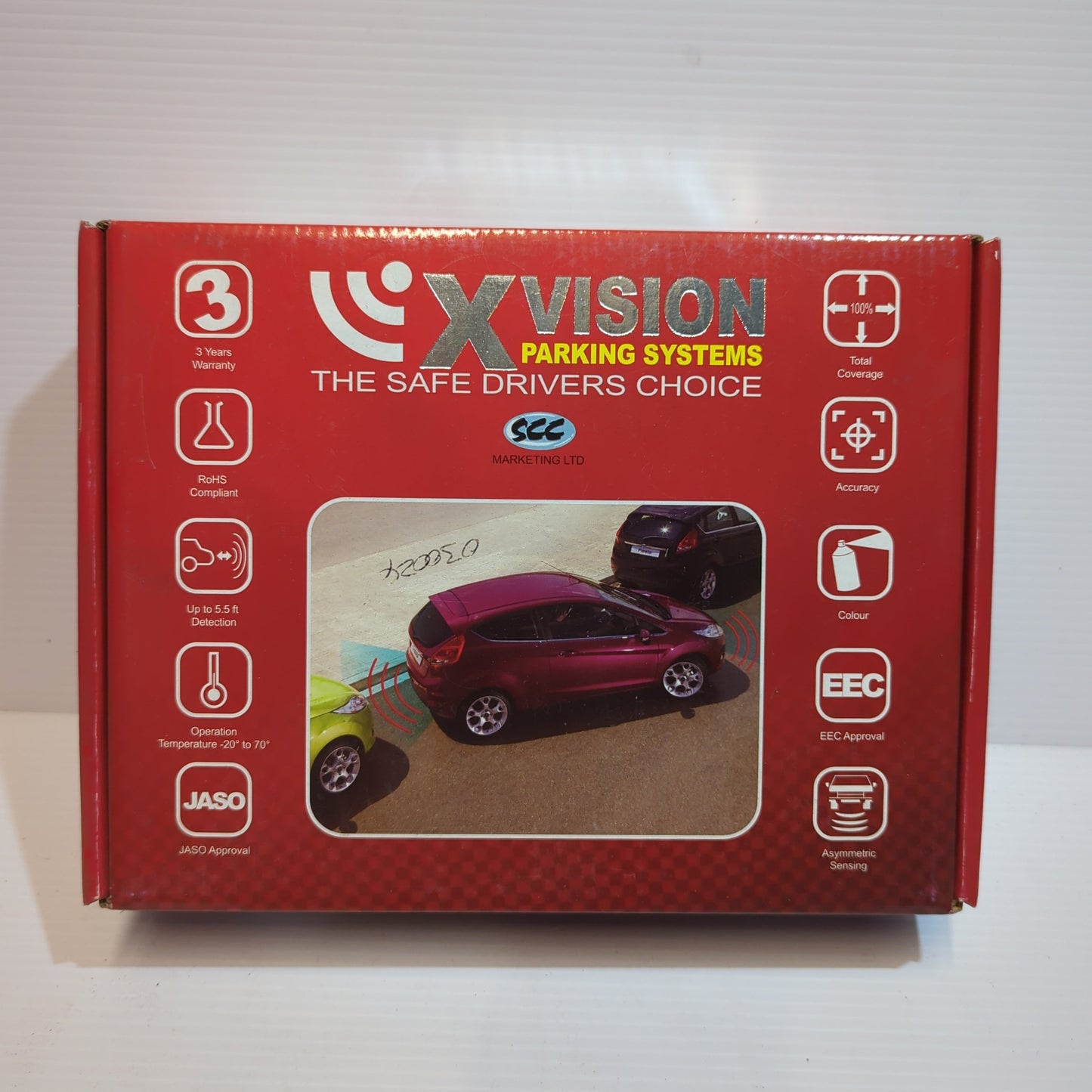 Xvision - Parking Sensor 4 Micro Round Angled - Rear System | 1420034