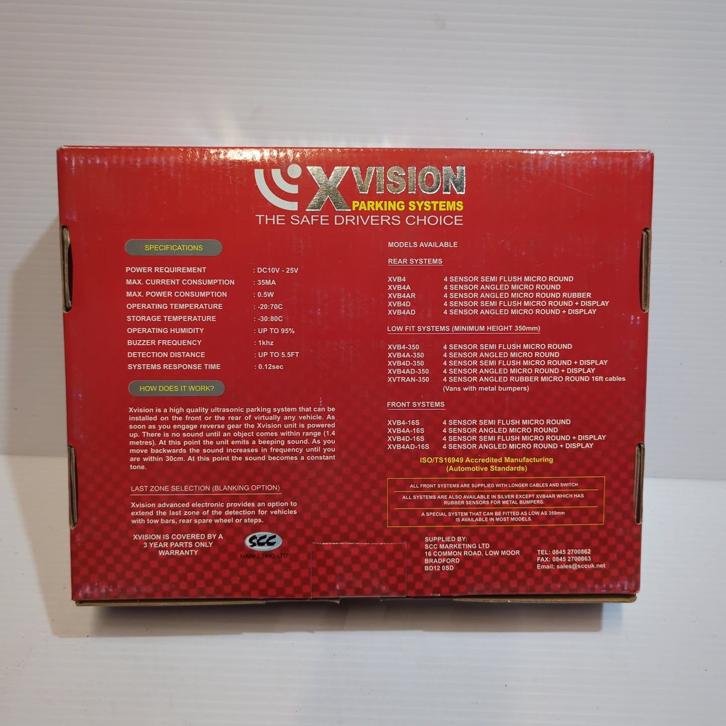 Xvision - Parking Sensor 4 Micro Round Angled - Rear System | 1420034