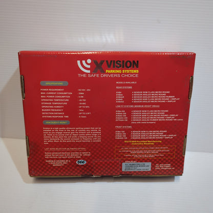 Xvision - Low Fit Rear System 4 Micro Round Angled Black Sensors| 1633098