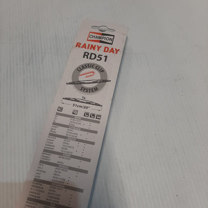 Champion Rainy Day RD51 - 20" Wiper Blade for Citroen / Ford | 46004144