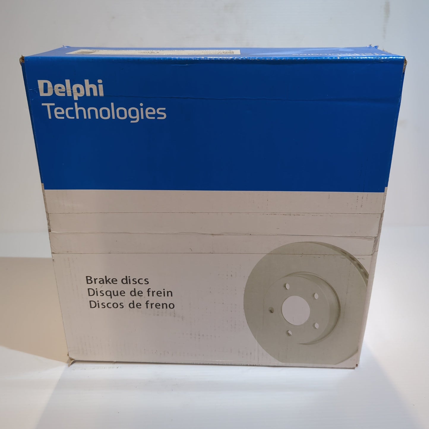2x Delphi Front Brake Discs for Audi / Seat / Skoda / Volkswagen | BG3208C