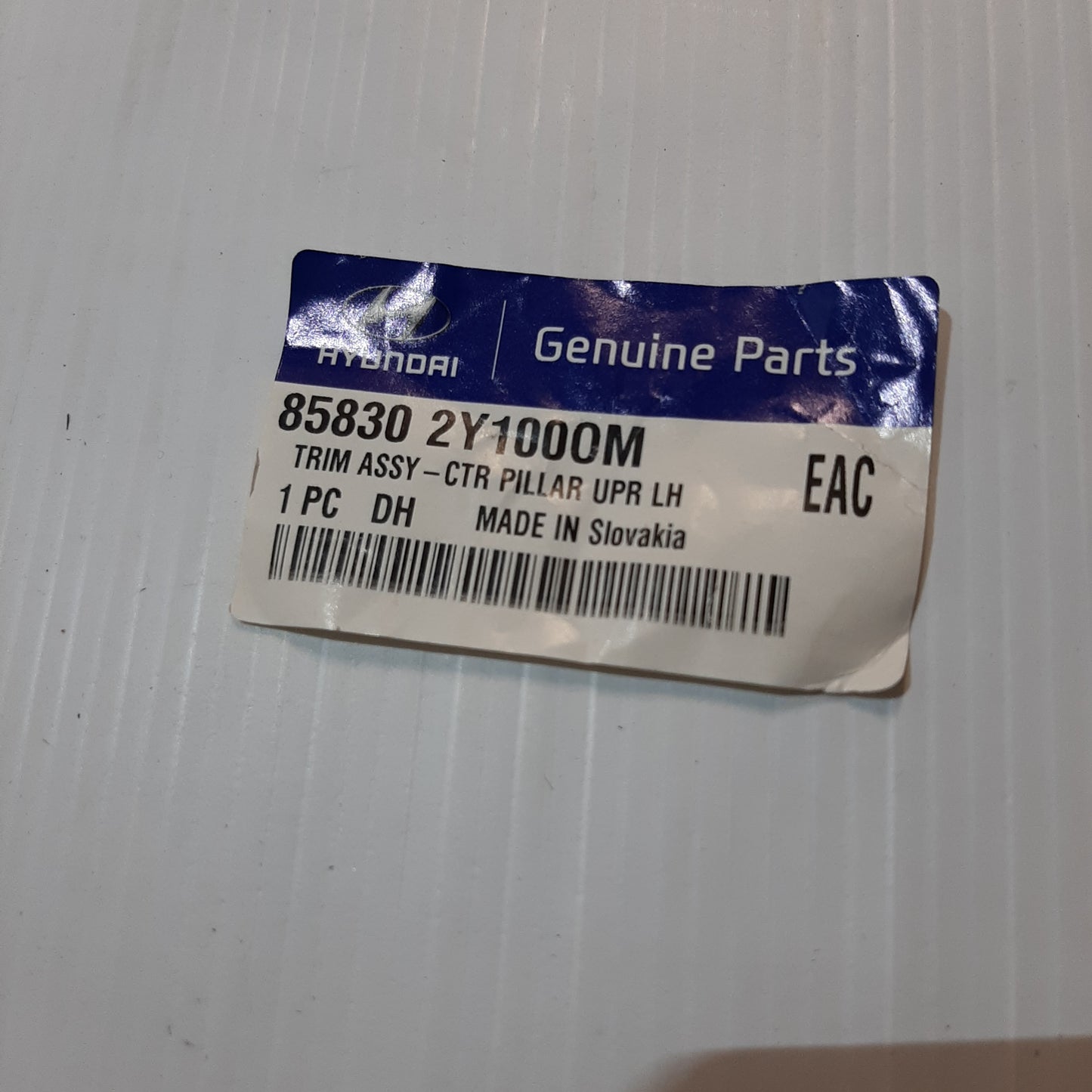 Genuine Left Central Pillar Trim - Hyundai ix35 | 858302Y100OM