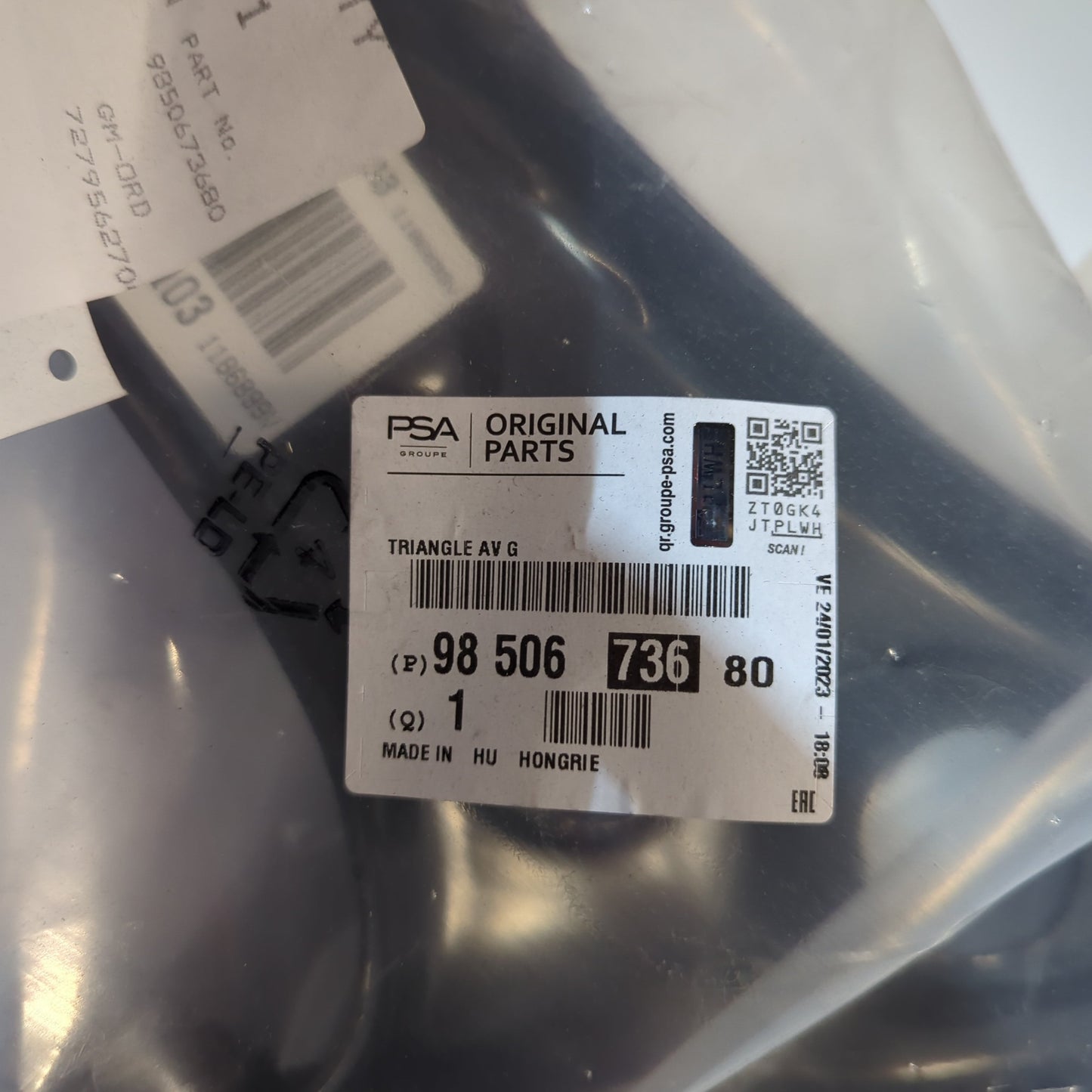 Genuine Peugeot Wishbone Front | 9850673680