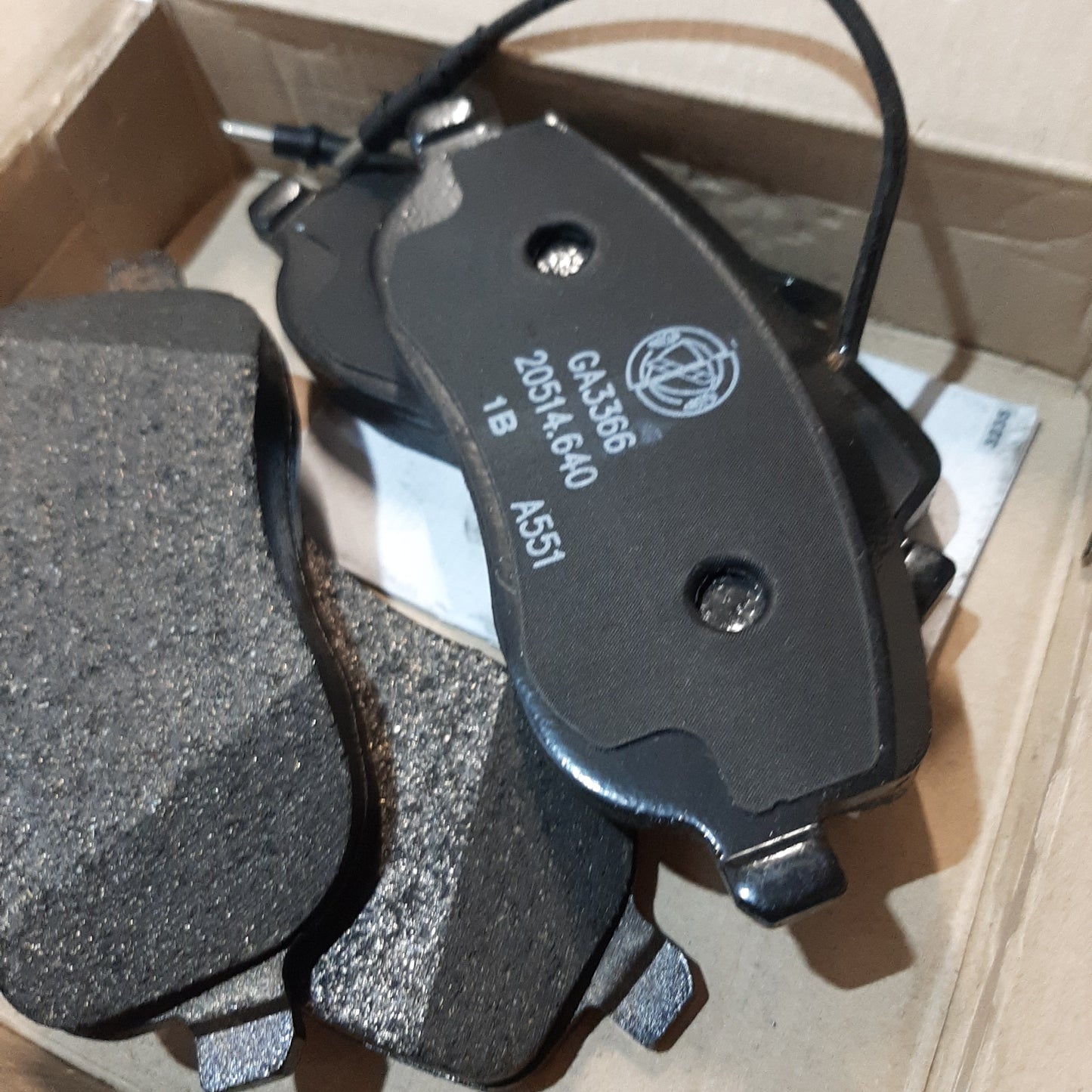 Genuine Front Brake Pad Kit - Fiat | 71770044