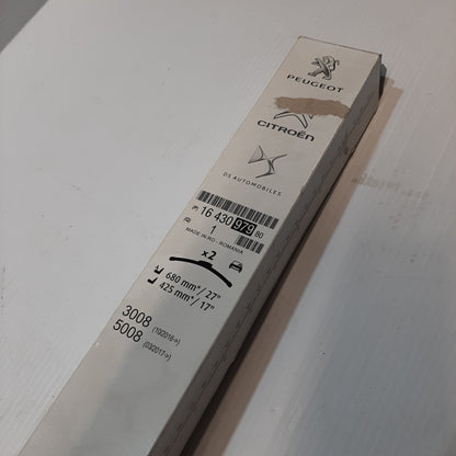Genuine Front Wiper Blade Set - Peugeot 3008 / 5008 | 1643097980