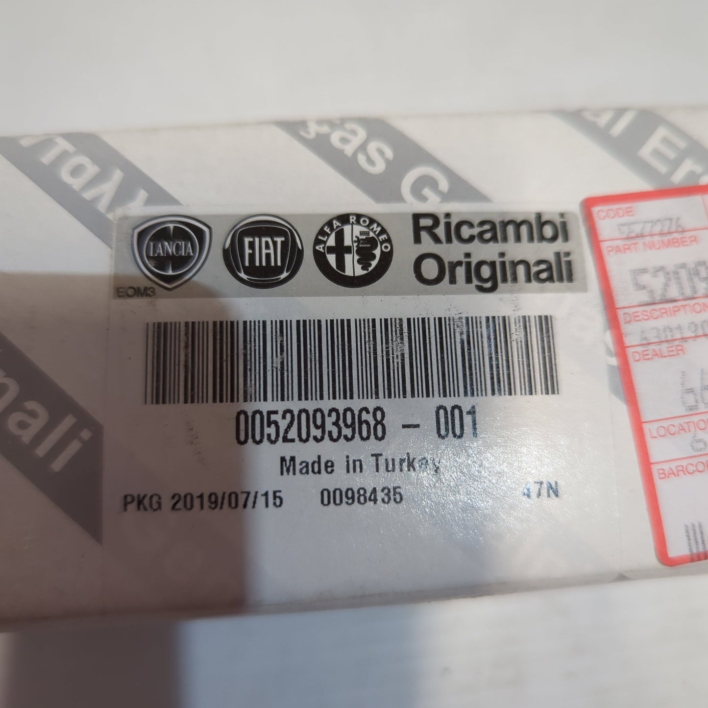 Genuine Rear Shock Absorber - Fiat Doblo 2015-2023 | 52093968