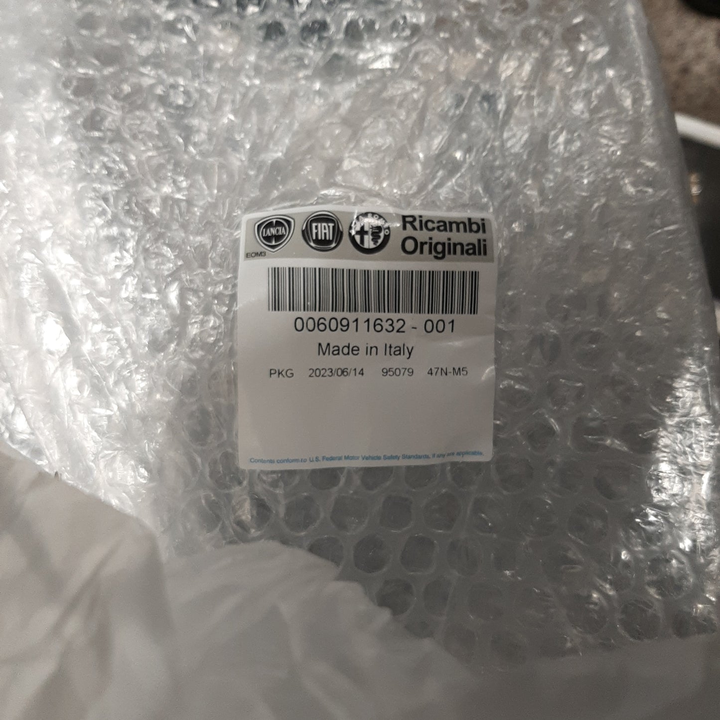 Genuine Drivers Seat Trim - Right Hand Side - Fiat | 60911632