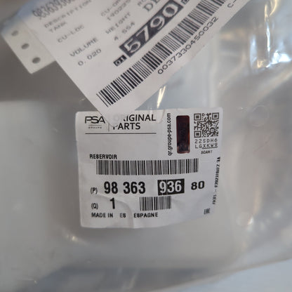 Genuine Peugeot Tank | 9836393680