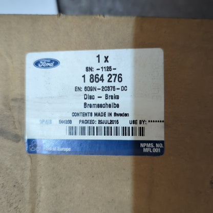 1x Genuine Front Brake Disc - Ford S-Max / Galaxy 2006-2015 | 1864276