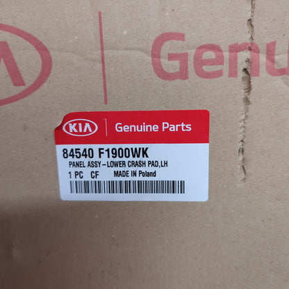 Genuine Left Lower Crash Panel - Kia Sportage 2015-2022 | 84540F1900WK