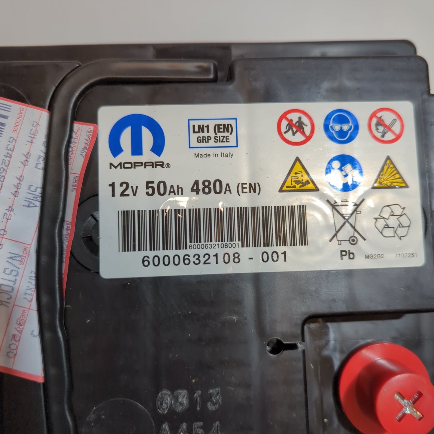 Genuine Fiat Battery | 6000632108