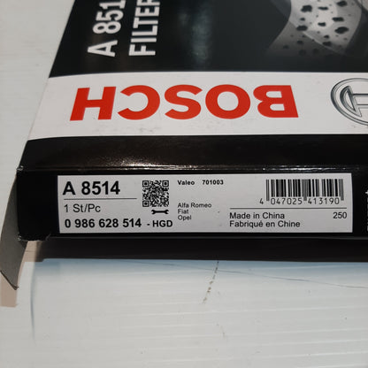 Bosch Passenger Comparment Pollen Filter | 0986628514