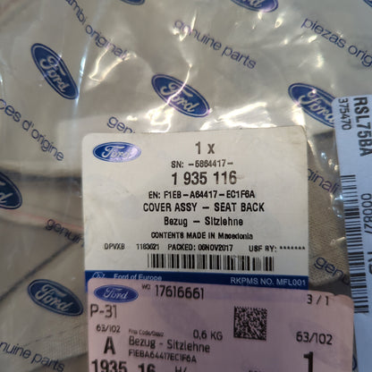 Genuine Ford Cover Assy - Seat Back | 1935116