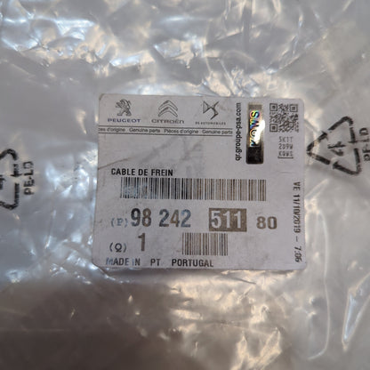 Genuine Handbrake Cable - Citroen C4 Cactus | 9824251180