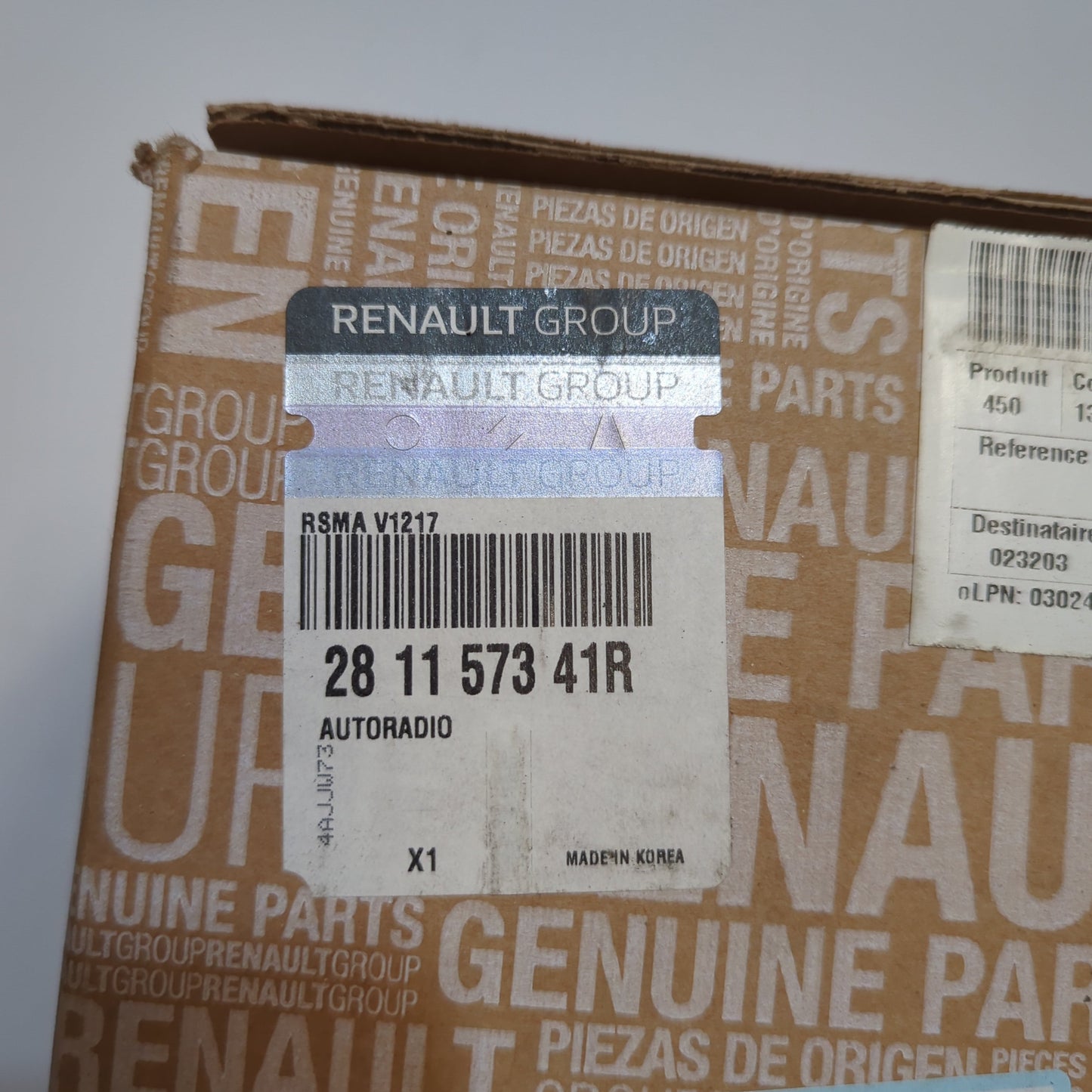 Genuine Radio Unit - Dacia Logan 2012-2024 | 28 11 573 41R