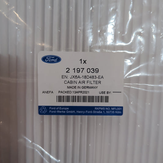 Genuine Ford Filter - Pollen | 2197039