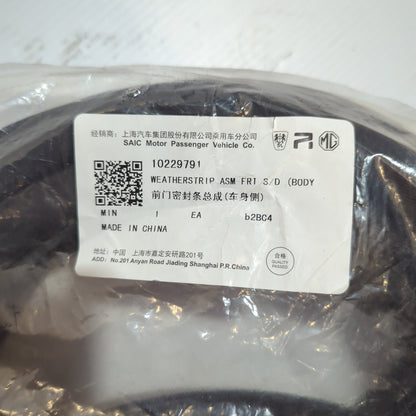 Genuine MG Weatherstrip Asm-Frt S/D (Body | 10229791