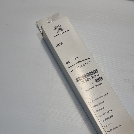 Genuine Right Front Wiper Blade - Peugeot 208 / 2008 LHD | 1608392980