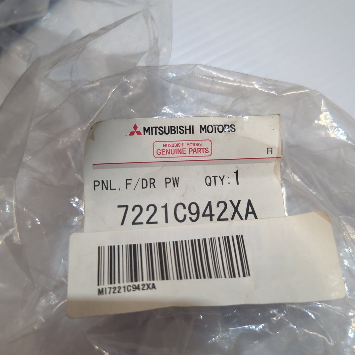 Genuine Mitsubishi Panel,Fr Door Power Window | 7221C942XA
