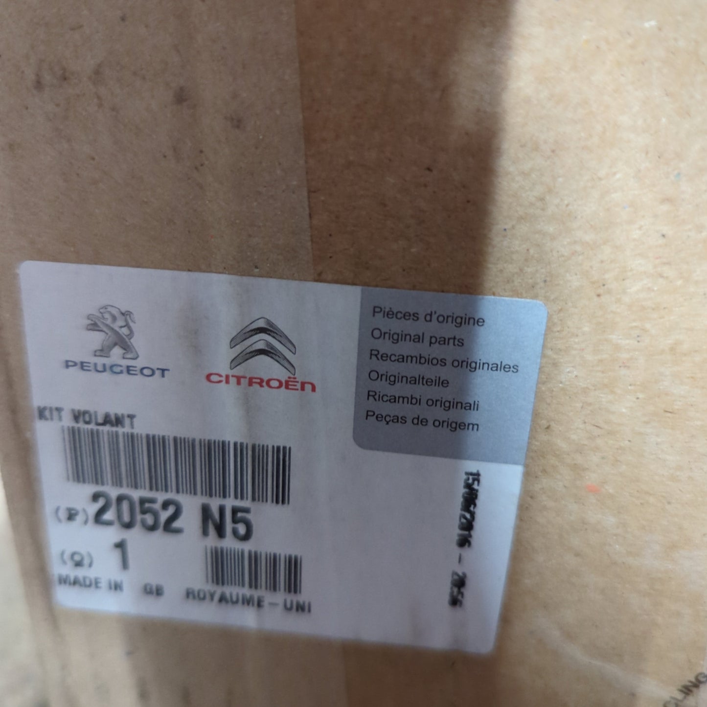 Genuine Peugeot Steer 'Wheel Kit | 2052N5