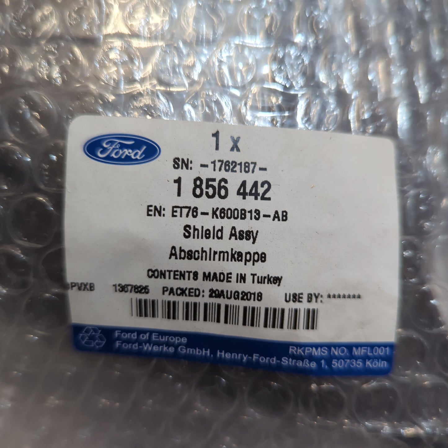 Genuine Front Left Seat Cushion Moulding - Ford Transit 2014- | 1856442
