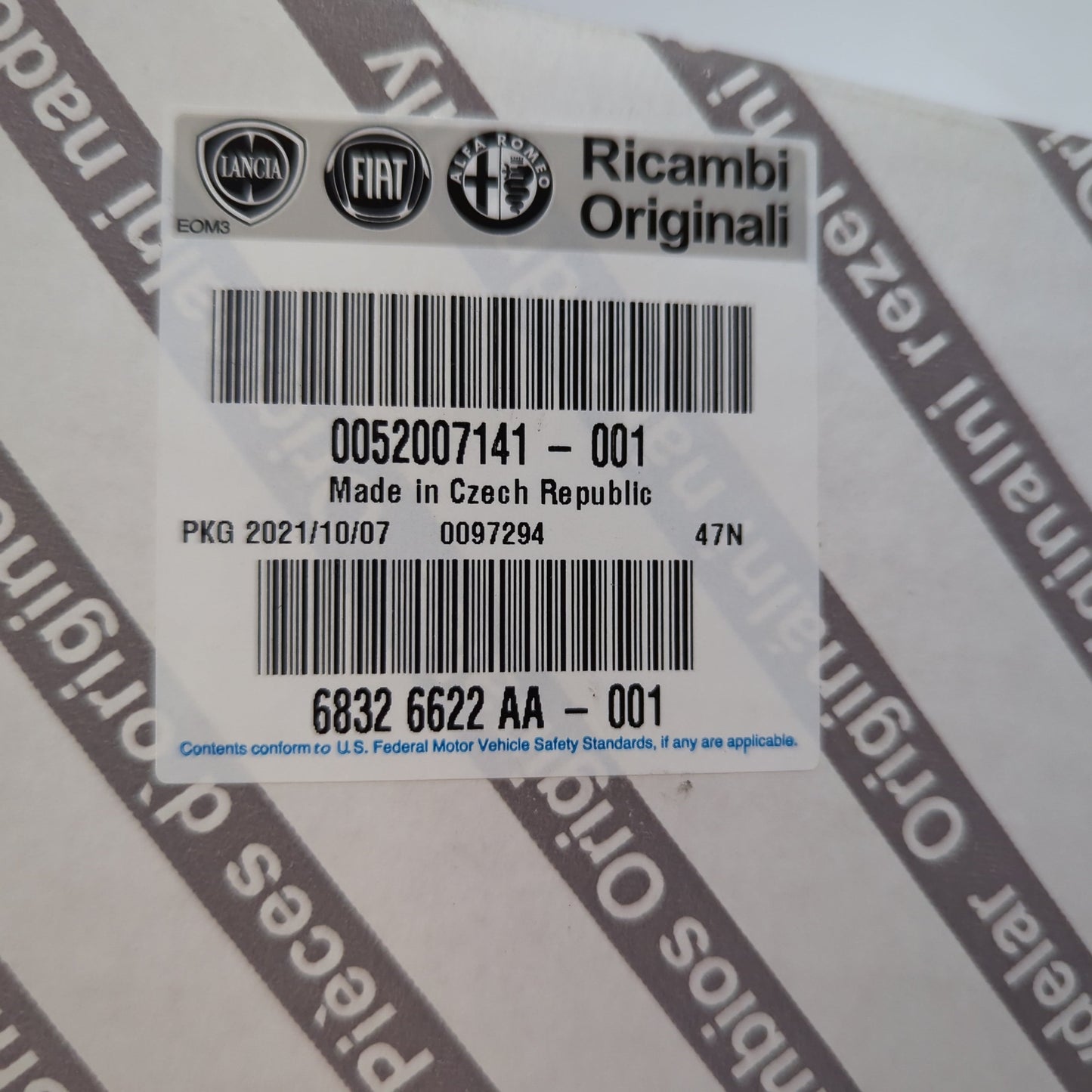 Genuine Fuel Pump - Fiat Tipo 2015- Petrol | 52007141