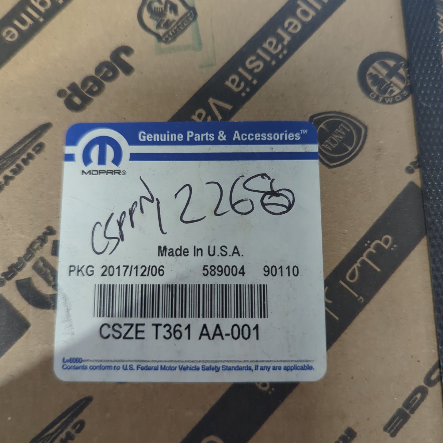 Genuine Jeep Alternator | KCSZET361AA