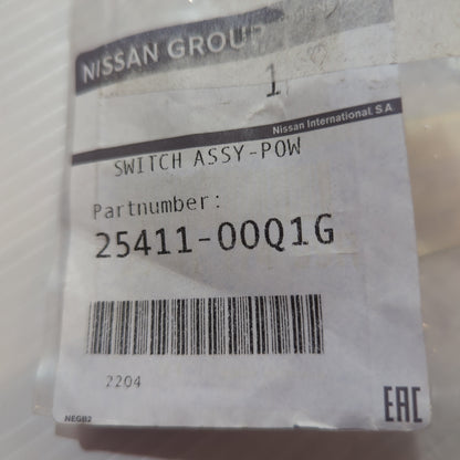 Genuine Nissan Switch Assy-Pow | 2541100Q1G