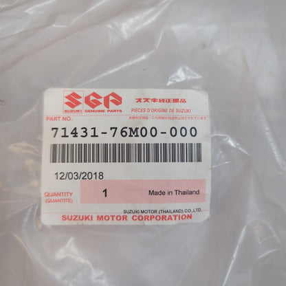 Genuine Front Bumper Left Splash Cover - Suzuki Celero | 71431-76M00-000