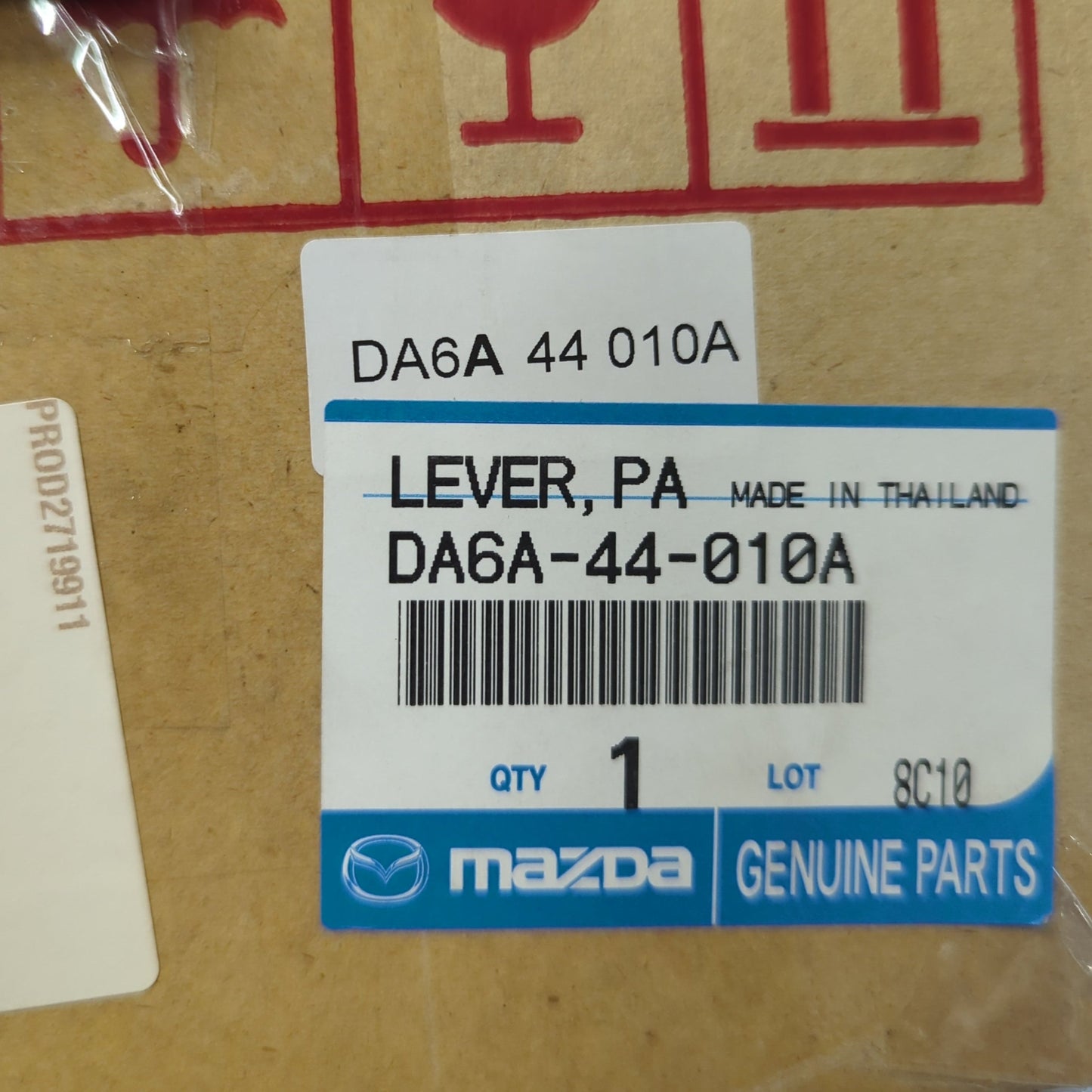 Genuine Parking Brake Lever - Mazda 2 | DA6A44010A