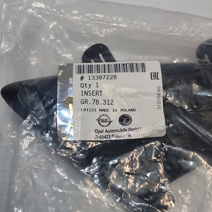 Genuine Left Hand Fog Lamp Bumper Insert - Vauxhall Astra | 13387228