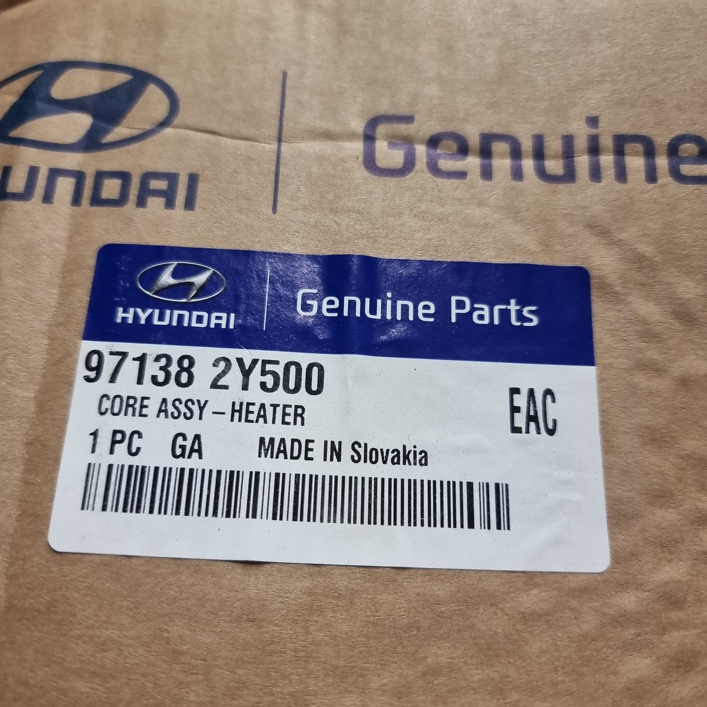 Genuine Heater Radiator Core - Kia Sportage | 971382Y500