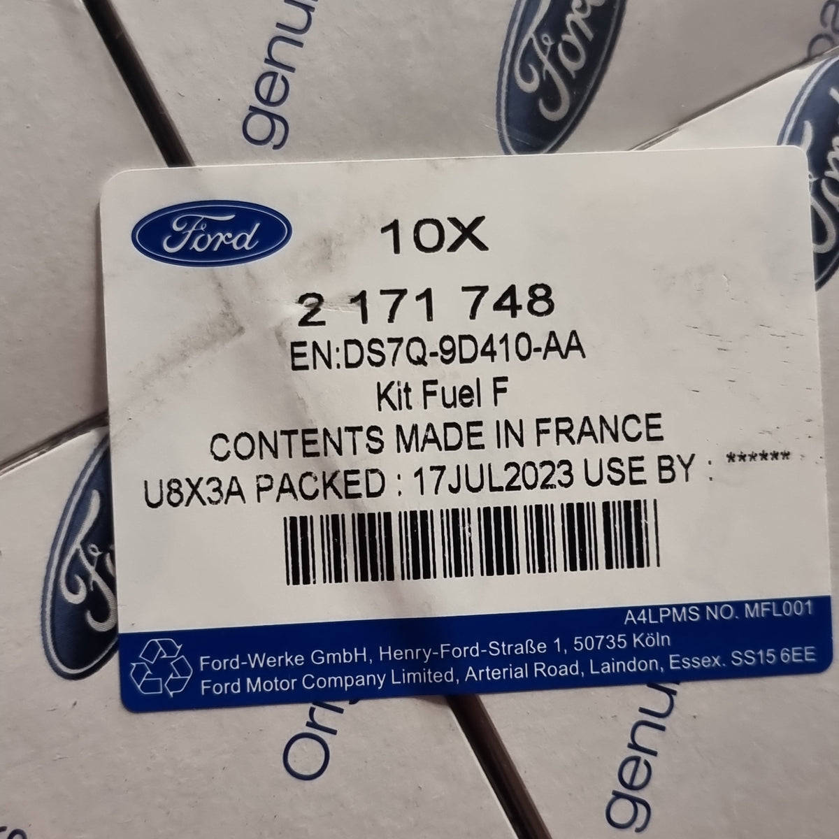 Genuine Fuel Filter - Ford Edge / Fiesta / Kuga / KA / Transit | 2171748