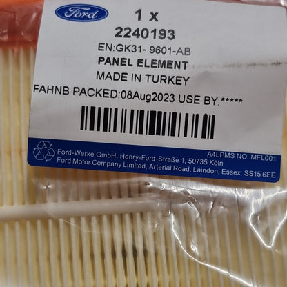 Genuine Ford Element Assy - Air Cleaner | 2240193