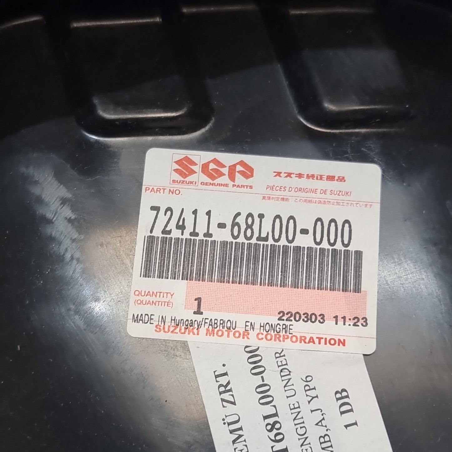 Genuine Engine Under Cover - Suzuki Kei /Swift 2011-2016 | 72411-68L00-000